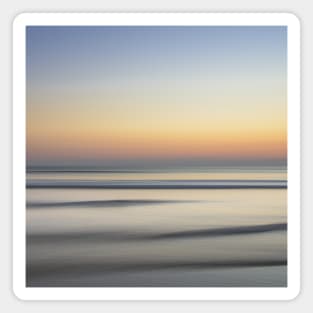 SCENERY 13 - White Sand Beach Blue Sky Horizon Magnet